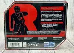 Pokemon Team Rocket MewTwo Tin Destined Rivals Factory Sealed - Image 2