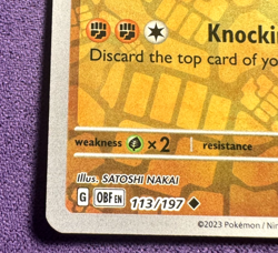 Diggersby 113/197 | SV03: Obsidian Flames | Reverse Holo |Pokemon (NM/LP) - Image 5