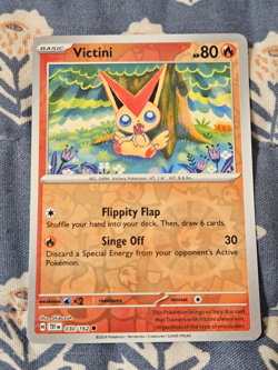 Victini Reverse Holo - 030/162 - Temporal Forces Pokemon - Image 1