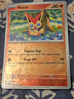 Victini Reverse Holo - 030/162 - Temporal Forces Pokemon - Image 2