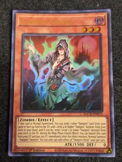 Yugioh: Vampire Ghost - BACH-EN015 - Ultra Rare - 1st Edition - NM - Image 1