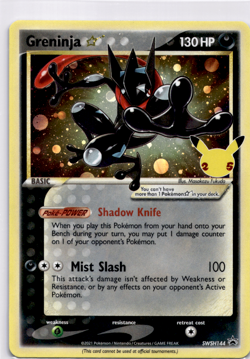Greninja Star SWSH: Sword & Shield Promo Cards SWSH144 LP - Image 1