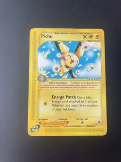 Pokemon TCG Pichu 2002 58/165 Expedition Base Set Non-Holo - Image 1