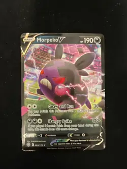 Pokemon TCG Morpeko V 095/172 Brilliant Stars NM-Mint - Image 1