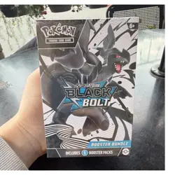 Pokemon TCG Scarlet & Violet—Black Bolt Booster Bundle 6 Packs English 2025 - Image 1