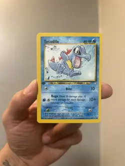2000 POKEMON TCG NEO GENESIS 80/111 TOTODILE 1ST EDITION COMMON NEAR MINT - Image 1