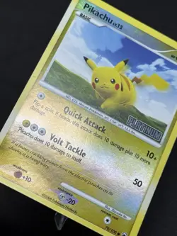 Pokemon Pikachu - [Platinum] 70/100 Burger King Reverse Holo - Image 2