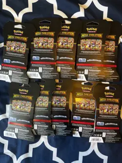 Pokemon TCG Mega Evolution Sleeved Booster Pack Lot of 10 - Image 2