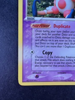 2005 Pokemon Ditto (Mr. Mime) 38/113 Ex Delta Species Non-Holo Regular - Image 4