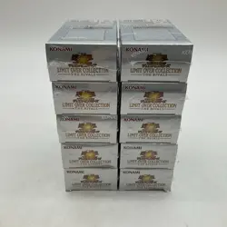 Lot of (10) Yu-Gi-Oh! TCG Japanese Limit Over Collection The Rivals Booster Box - Image 2