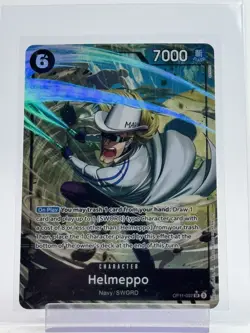 HELMEPPO 2025 ONE PIECE FLAME OF REBELLION SUPER RARE ALT ART OP11-092 A Q7107 - Image 1