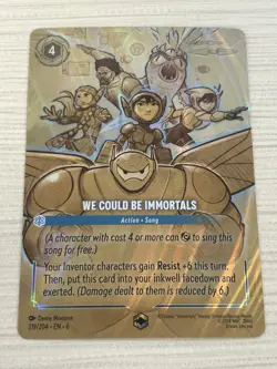 Disney Lorcana - We Could Be Immortals (Enchanted) Azurite Sea 219/204 Holofoil - Image 1