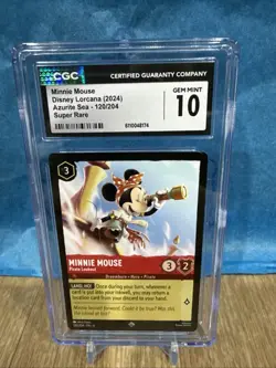 Disney Lorcana- Minnie Mouse, Pirate Lookout- Azurite Sea 120/204 Graded Cgc 10 - Image 2