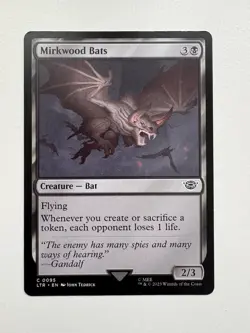 Mirkwood Bats MTG Magic the Gathering Card NM Near Mint LTR - Image 1