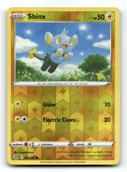 Shinx 091/264 - Fusion Strike Reverse Holo - Pokemon Card NM/M - Image 1