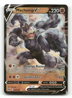 Machamp V 072/189 - Astral Radiance - Pokemon Card NM/M - Image 1