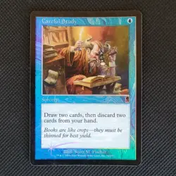 Wizards MTG Careful Study Foil Sorcery 70/350 2001 English - Image 1