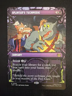 Splinter's Technique (Showcase) Teenage Mutant Ninja Turtles Regular - Image 1