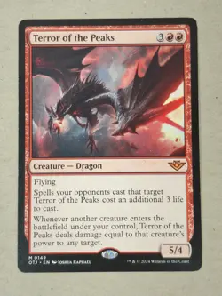 MTG Terror of the Peaks (149/441) Outlaws of Thunder Junction Near Mint BB - Image 1