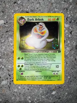 Pokemon TCG Cards Dark Arbok 2/82 Team Rocket Holo Rare EXC-NM - Image 3
