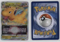 Dragonite VSTAR Pokemon Sword & Shield Pokemon Go #050 - Image 3