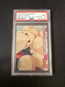 1999 TOPPS POKEMON THE MOVIE EDT #0 MOVIE EDITION PSA 9 - Image 1