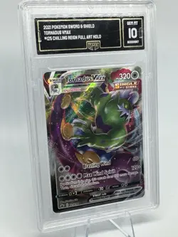 Pokemon Tornadus VMAX Sword & Shield Chilling Reign 125/198 Ultra Rare GMA 10 - Image 1