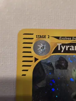 Pokemon TCG Expedition Base Set Tyranitar Holo Rare Card 29/165 - Image 3