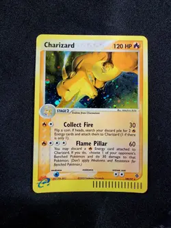 Pokemon TCG Charizard EX Dragon Holo Secret Rare Card 100/97. Damaged - Image 1