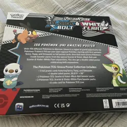 Pokemon Black Bolt And White Flare Unova Poster Collection Box - New Sealed - Image 3