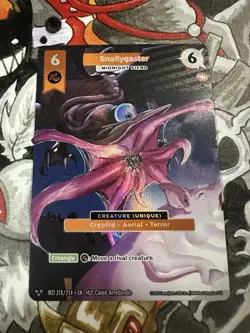 2025 Metazoo Snallygaster 3 Star Alternate Art card rare 218/214 Base Set - Image 1