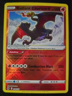 English Pokemon Crown Zenith Radiant Charizard Holo 020/159 NM - Image 3