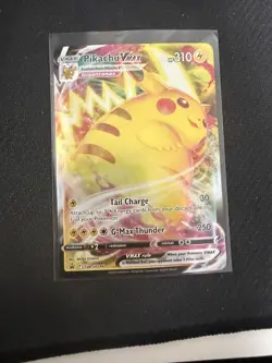 Pikachu VMAX SWSH286 - Crown Zenith Pokemon TCG Card Black Star Promo - NM - Image 1