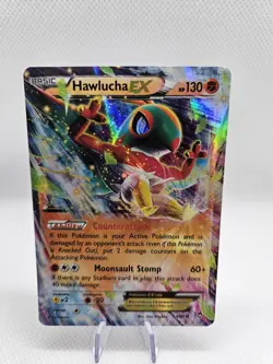 Pokemon TCG Hawlucha EX Holo Card 64/111 XY-Furious Fists - Image 1