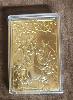 1999 Pokemon Burger King 23K Gold Plated Charizard Card #06 & Poke Ball Vintage - Image 5