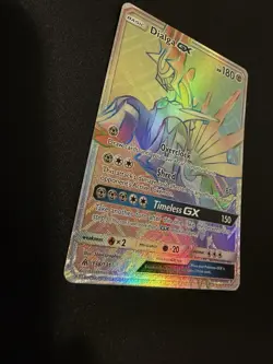Pokemon Dialga GX 138/131 Forbidden Light Holo Rainbow Rare - Image 2