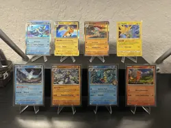 Pokemon Card Lot – (8) Vintage & Modern Cards Holo Rare EX GX TCG Collection - Image 1