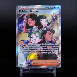 Paldean Student 231/091 - Pokemon TCG Paldean Fates - NM Ultra Rare FULL ART Tra - Image 1