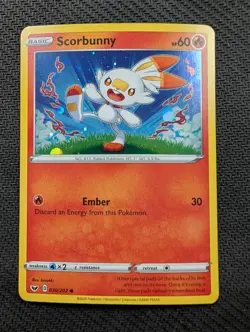Scorbunny (Cosmos Holo) 030/202 Holo Promo Blister Exclusives Pokemon LP - Image 1
