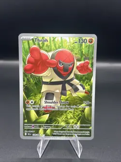 Throh 128/086 Illustration Rare English - Pokemon TCG Black Bolt - Image 1