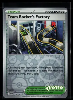 Team Rocket's Factory 173/182 Destined Rivals Pokemon Reverse Holo NM - Image 1