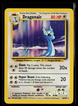 Dragonair 22/130 Base Set 2 Pokemon NM - Image 1
