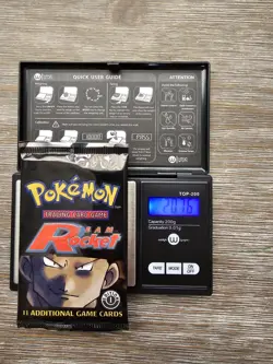 🔥HEAVYU 20.76 Grams POKEMON TEAM ROCKET 1ST Edition Booster Pack FACTORY SEALED - Image 1