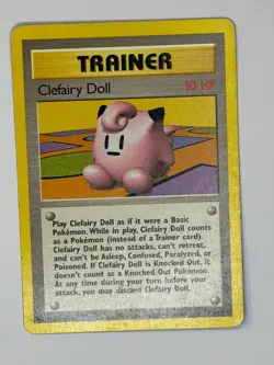 Pokemon TCG - Clefairy Doll Base Set Trainer 70/102 Unlimited Rare - Image 1