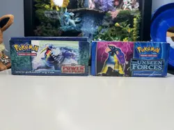 Pokemon Ex Unseen Forces & Ex Power Keepers Empty Booster Boxes Bundle - Image 2