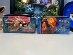 Pokemon Ex Unseen Forces & Ex Power Keepers Empty Booster Boxes Bundle - Image 3