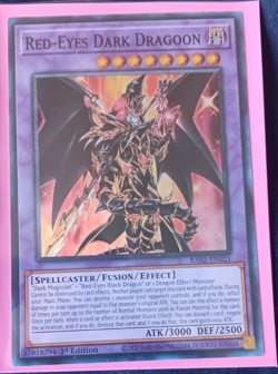 Yu-Gi-Oh! Red-Eyes Dark Dragoon Dark Magician Red-Eyes Black Dragon Holo LC01 - Image 1