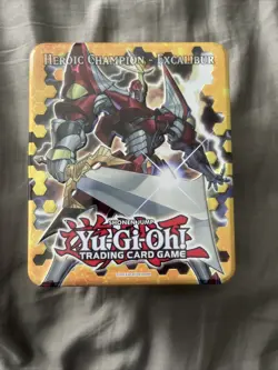 YUGIOH TCG! EMPTY 2012 Collectors Tin “Heroic Champion - Excalibur” - Image 1