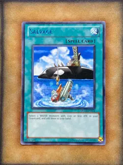 Yugioh Salvage DL12-EN014 Duelist League Rare BLUE NM - Image 1