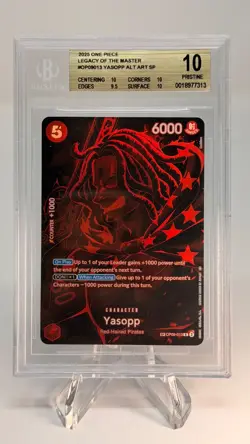 Yasopp (SP) OP09-013 Legacy of the Master Foil BGS 10 Pristine OP12 - Image 1